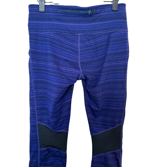 ATHLETA Small Relay Purple Sandstone Tight Leggings Crop Capri Active Stretch - Picture 7 of 11